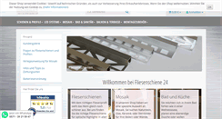 Desktop Screenshot of fliesenschiene24.de